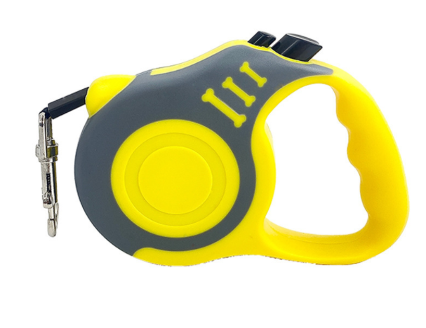 UG 360° Tangle-Free Retractable Dog Leash – 10ft/16ft Heavy Duty Nylon Tape Leash – One-Handed Brake, Pause & Lock – 19 Colors Available