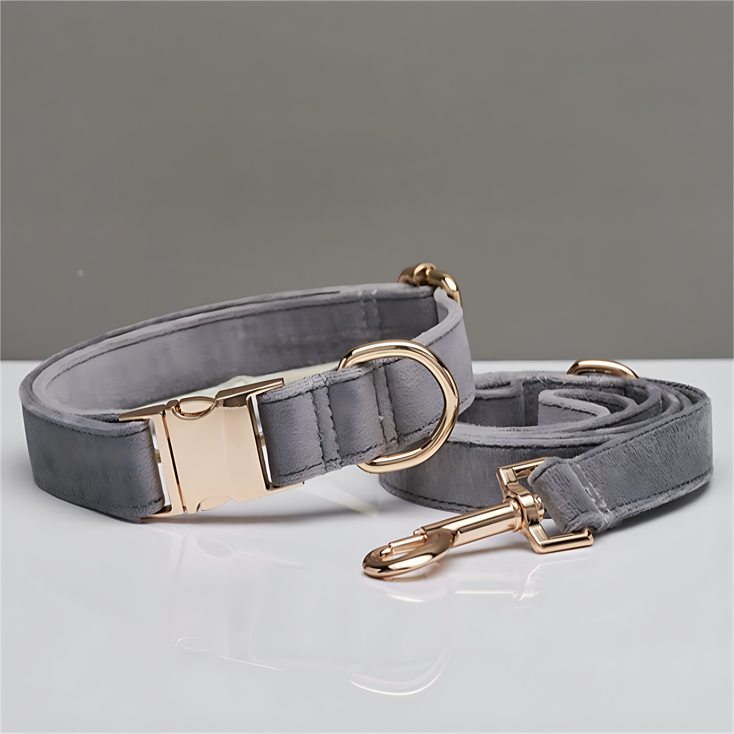 Velvet Premium Pet Collar – Adjustable Comfort with Metal Buckle – Soft, Stylish Collar for Dogs & Cats of All Breeds