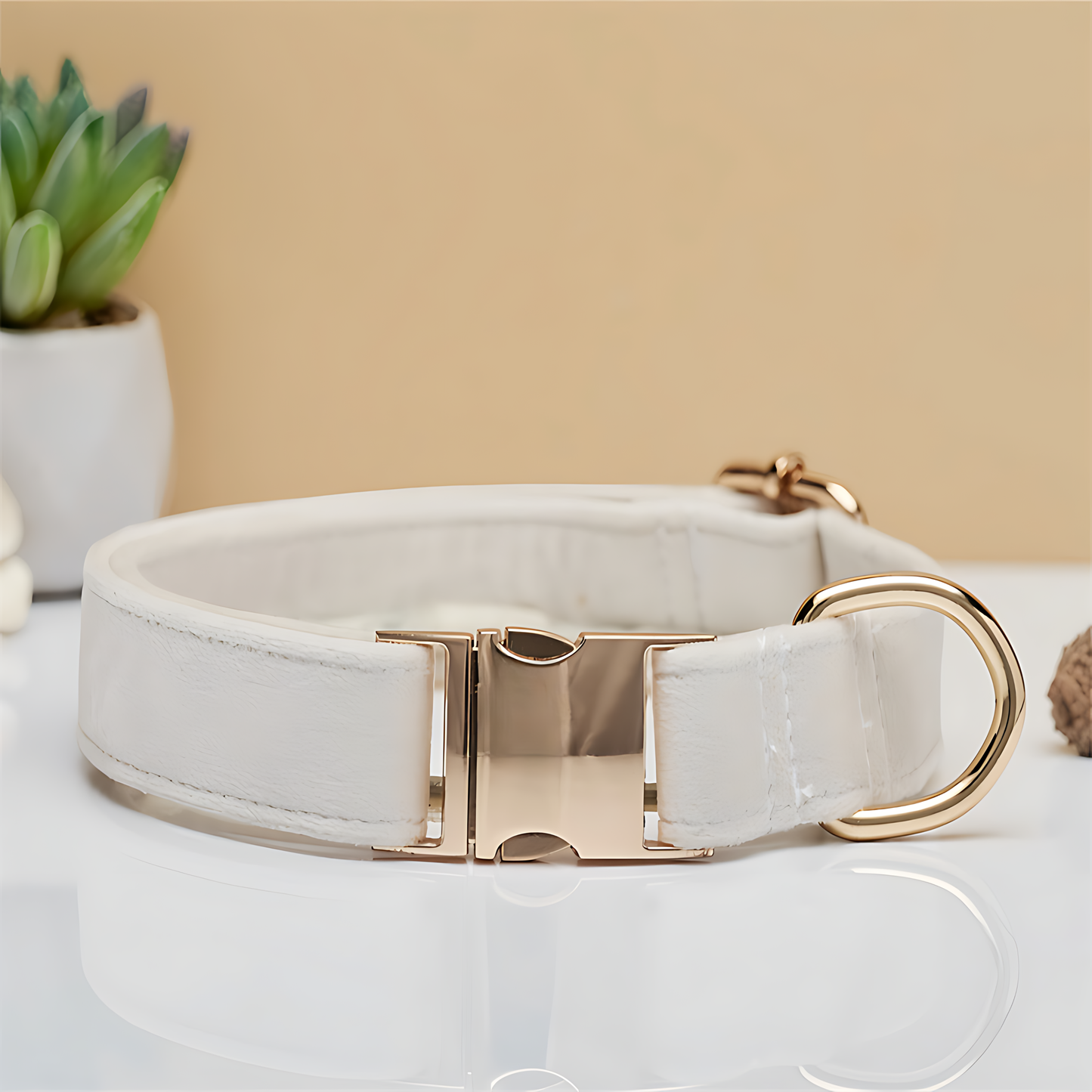 Velvet Premium Pet Collar – Adjustable Comfort with Metal Buckle – Soft, Stylish Collar for Dogs & Cats of All Breeds