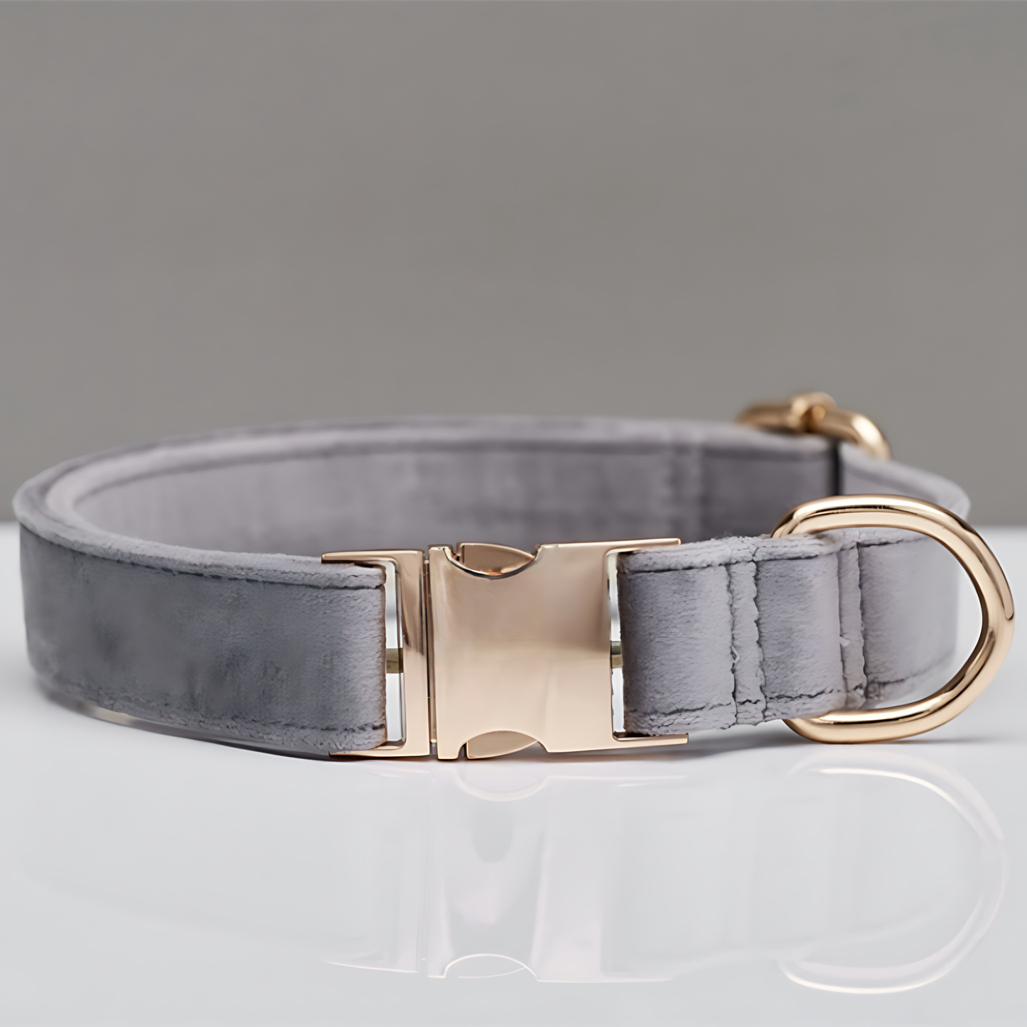 Velvet Premium Pet Collar – Adjustable Comfort with Metal Buckle – Soft, Stylish Collar for Dogs & Cats of All Breeds