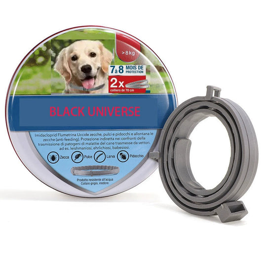 Flea and Tick Collar for Large Dogs – 8-Month Protection – Adjustable Waterproof Design